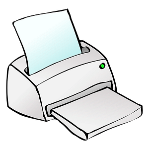 Printer, office equipment png sticker